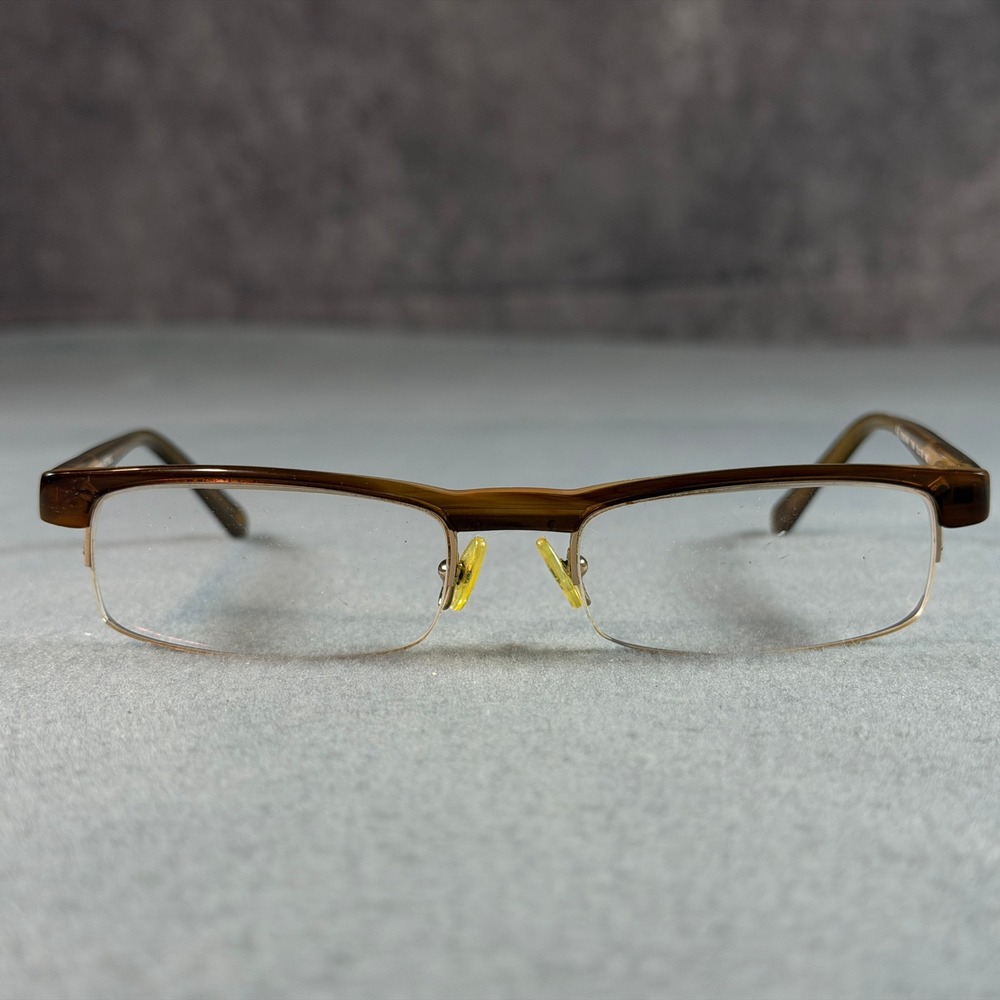 Banana Republic Donovan 7WN Eyeglass Frames Brown Olive 53-18-140 Semi-Rimless